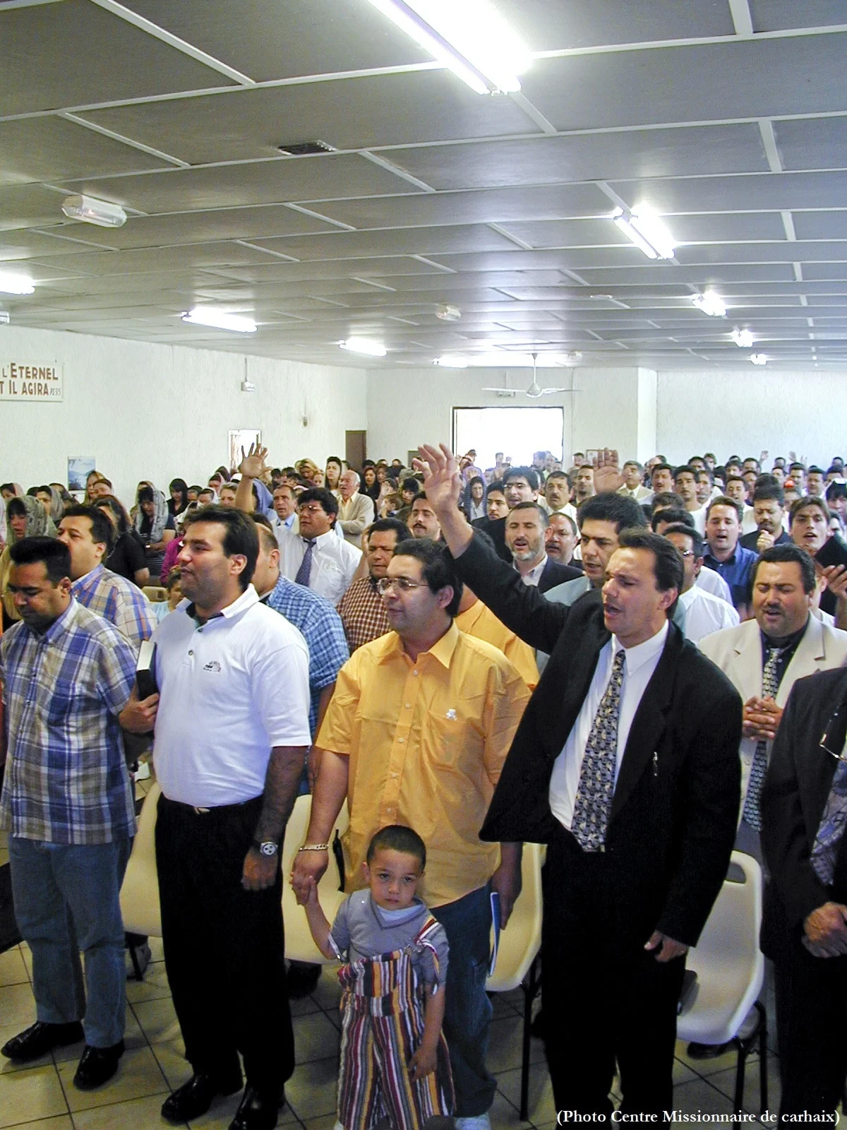 Lors d'un séminiare avec le Pasteur Yvon Charles